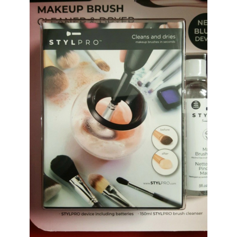 StylPro MakeUp Brush Cleaner & Dryer 5 Oz NEW in