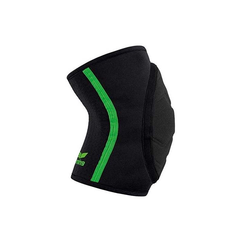Erima Unisex Elbow Brace, Black (Black / Green), L
