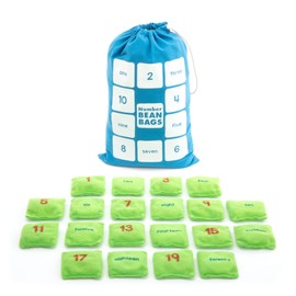 Educational Insights Number Beanbags, Learn Numbers, Toddler Learning Toy, Preschool Kindergarten Classroom Must Haves, Set of 20 Beanbags, Ages 3+