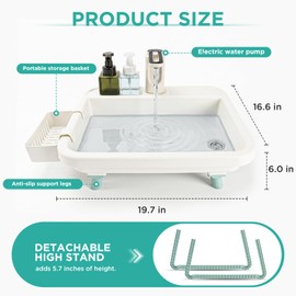Portable Sink Hand Wash Station with Electric Faucet for Camping