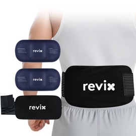 REVIX Ice Packs for Injuries Reusable (3-Piece Set) – Gel Cold Packs 14"x7" Large Ice Pack for Back, Shoulder, Hip and Knee, Long-Lasting Cold Compress for Enhancing Comfort and Soothing Fatigue