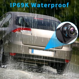 OBEST HD Backup Camera, CVBS/720P for Car Universal AHD Side/Rear/Front Camera for Car, SUV, RV, Trailer, Camper, Van, Pickup, 170°Rotatable Perfect Angle Super Night Vision + 6M Video Cable