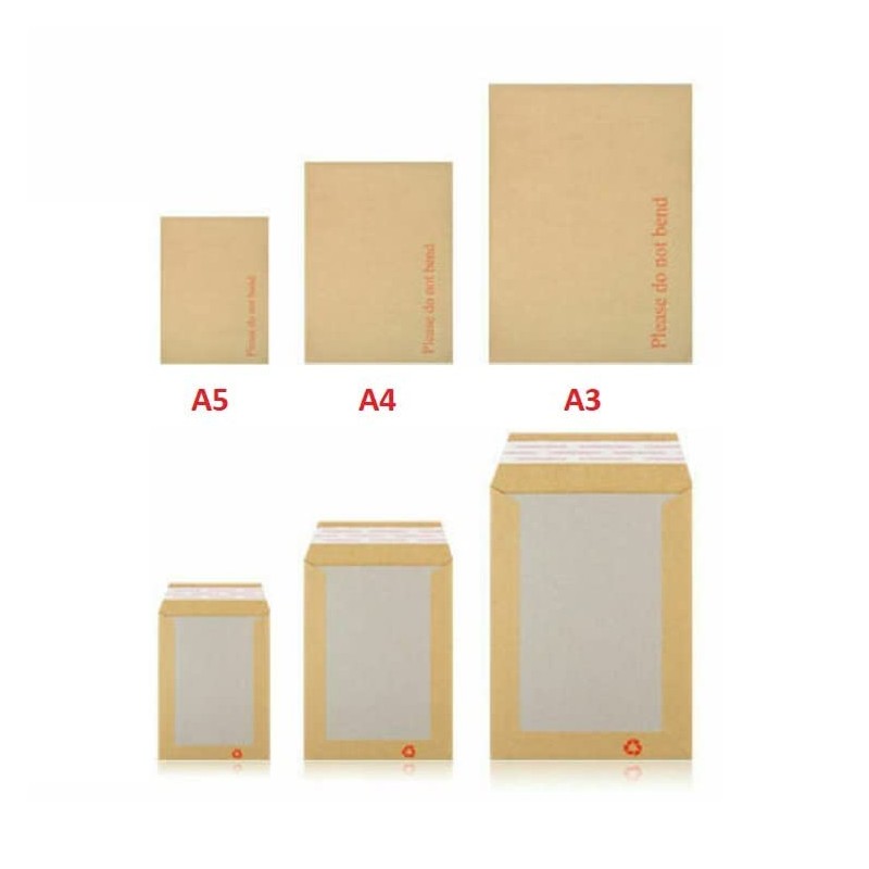 A3 A4 A5 Brown Cardboard Envelopes Hardboard Envelope Manilla Please