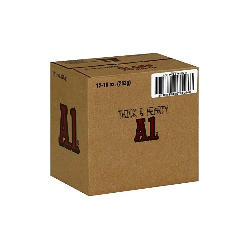 A1 Thick & Hearty Steak Sauce 10 oz (Pack of