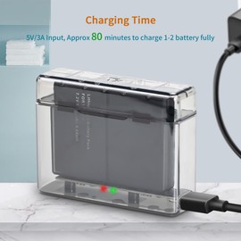 LP-E17 Dual Battery Charger for Canon EOS R8,R10,R50,R100,RP,77D,850D,800D,760D,750D,200D II,200D,M5,M6 Mark II,M3,Rebel T8i,T7i,T6i,T6s,SL3, SL2,9000D,8000D,Double Fast Charge for LP E17