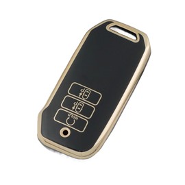 MEDZUK MEDZUK Schlsselhlle Kompatibel mit Kia NIRO EV SG2 2021-2024 2025 Autoschlssel Hlle Schutz, Zubeh?r Schlsselgeh?use mit Schlsselanh?nger (Schwarz)