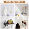 22 Pcs Drill Free Adhesive Wall Hooks, 20 lb Capacity