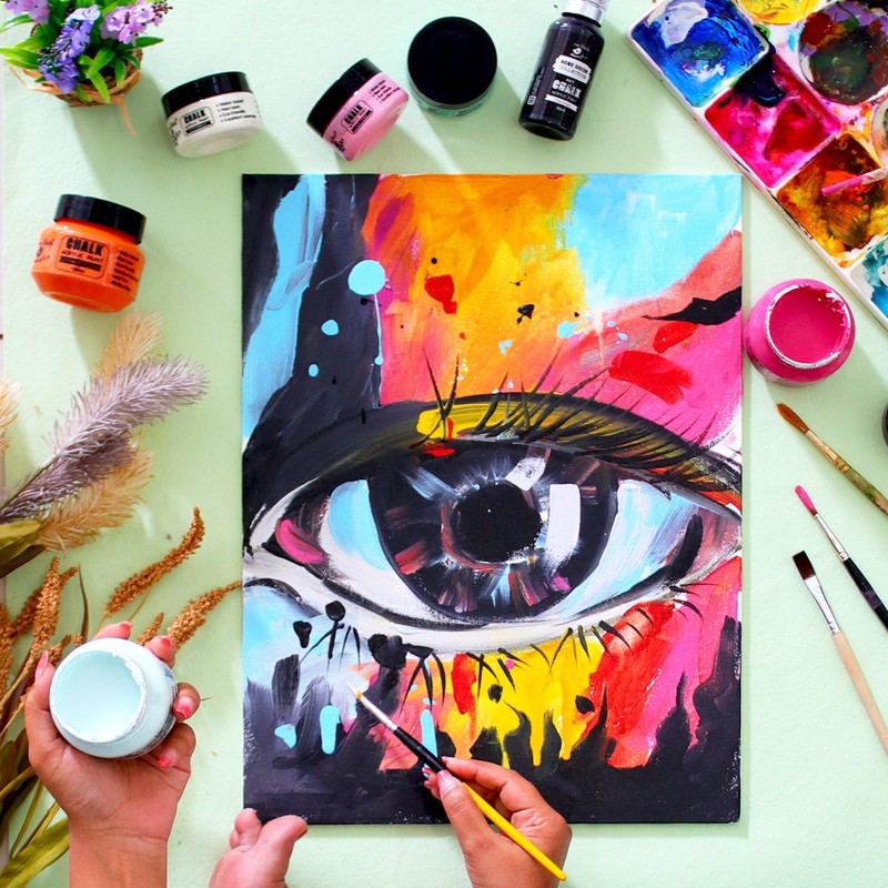 Itsy Bitsy Chalk Paint, Multicolour 120 ml