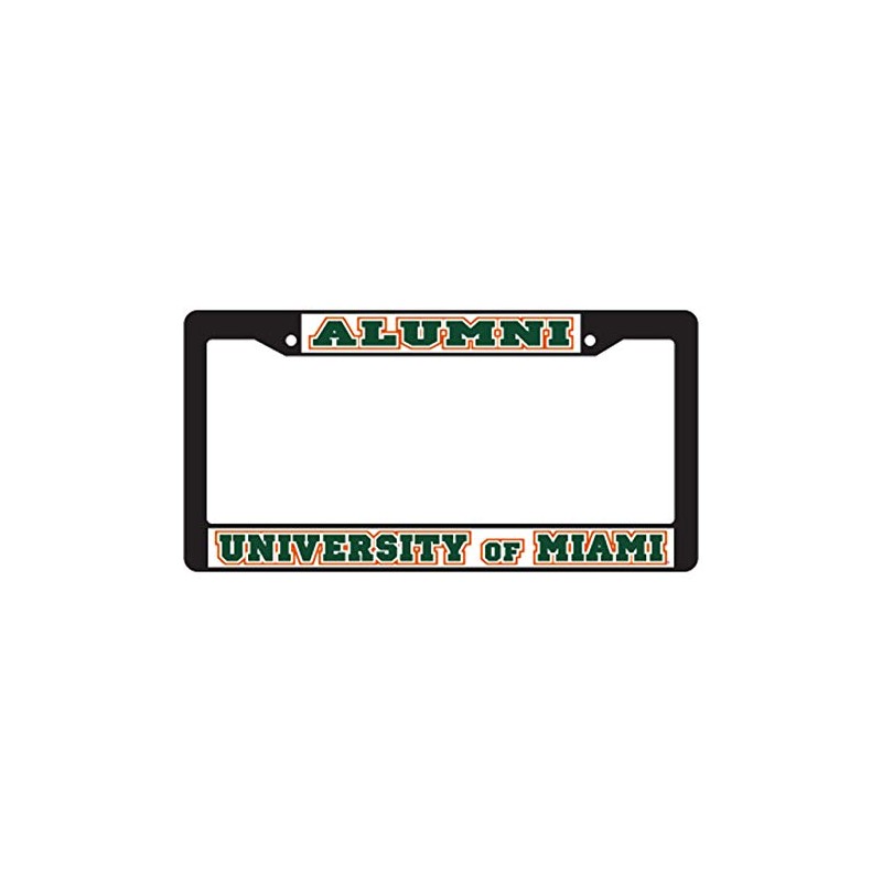 Miami Plate_Frame (BLK Plate Frame Miami Alumni (23522))