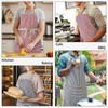 2 Pack Kitchen Cooking Aprons, Adjustable Bib Soft Chef Apron