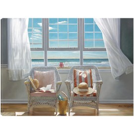 Fine Art Canvas Companions Canvas Wall Decor by Artist Karen Hollingsworth for Living Room, Bedroom, Bathroom, Kitchen, Office, Bar, Dining & Guest Room - Ready to Hang - 32 in x 24 in