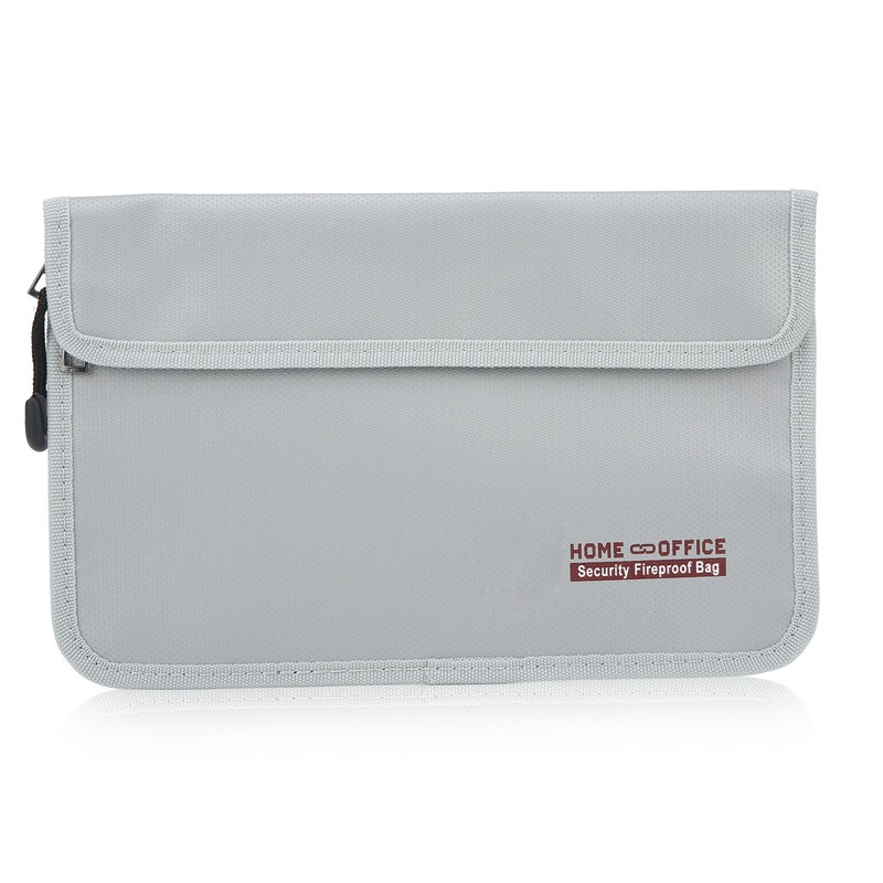 Fireproof Document Bag Waterproof and Fireproof Money Bag with Dual