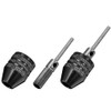 Mesee 2Pcs Keyless Mini Drill Chuck Adapter, 0.3-3.4mm Capacity Quick
