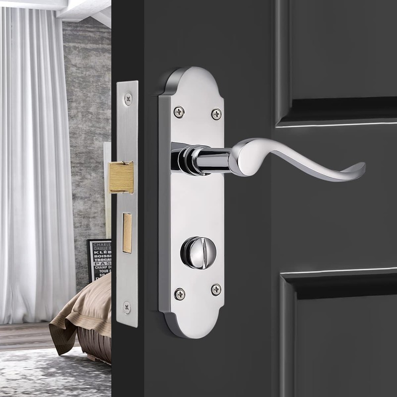 Probrico Bedroom Mortice Sashlock 65mm, Internal Door Latch for Bathroom,