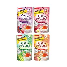 Japan Green Tea Center Tea Boutique Gentle Decaffeinated Tea Decaffeinated Fruit Series, Set of 4