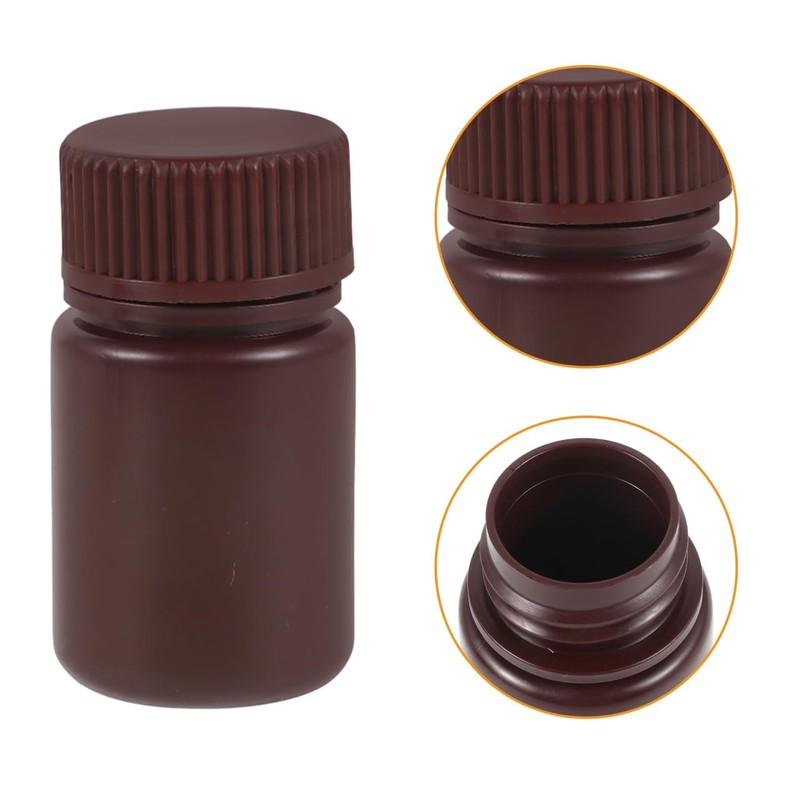 NUOLUX 10 Pack 30ml High Temperature Resistant Reagent Bottles with