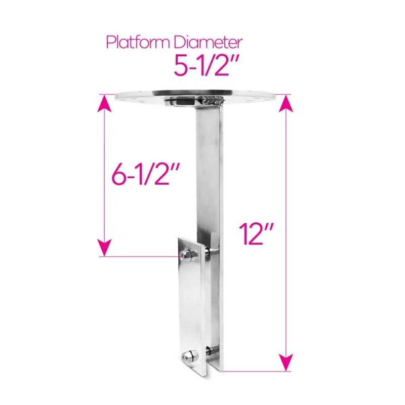 Pro LED Warning Light Beacon & Bracket For Flatbed Trailer