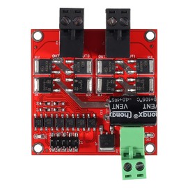 AITIAO 2Pcs L298 Dual H Bridge Motor Speed Controller 160W 12V 24V DC Motor Driver DC 6.5V-27V 7A PWM Motor Regulator Board Electric Motor Control Module Industrial with Optocoupler Isolation