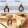 Gatuida Tools Digital Height Gauge Electronic Depth Gauge Tool Digital