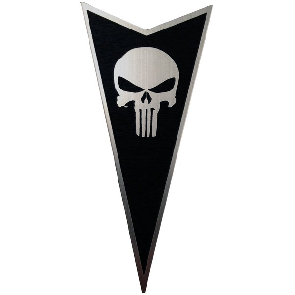 Pontiac G8 Front Badge Emblem Punisher Black