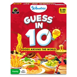 Skillmatics Guess in 10 Foods Around The World, Card Game for Boys, Girls, and Kids Who Love Educational Travel Toys, Board Games, Geography and History, Gifts for Ages 8, 9, 10 and Up