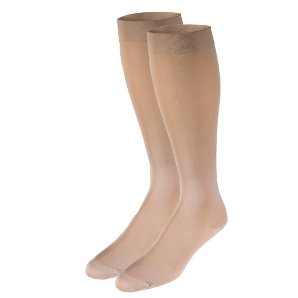 NuVein Medical Compression Stockings, 15-20 mmHg Support, Soft Comfort Microfiber,