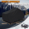 Cargo Bike Cover Waterproof 4600D Oxford Fabric Welded Inner Seams