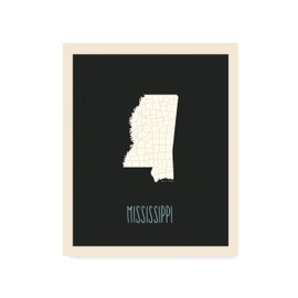 Mapa de Estados Unidos para niños, Mississippi