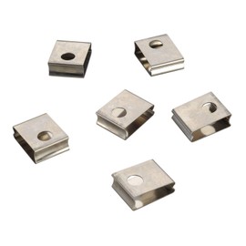Eutrac 145551 EUTRAC spring clip for 3-phase mounting track, white ( 6er Pack ), Plastic, white, , ,