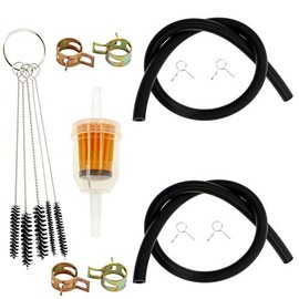 LIYYDS 1/4 Inch Fuel Line Gas Filter for 050311 102003201 101001 1013684 1014522 109585 120-436 1303197 149-2206-01 21410800 21541500 21541500 24688 2505003S 2505008S 2505022S 2505022S1 263-65011-A0