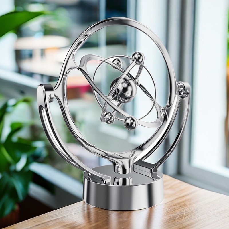 Perpetual Motion Ball Ornament Decorative USB Battery Powered Electronic Perpetual