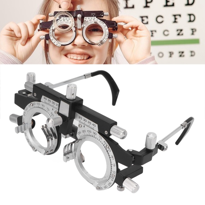 Alloy Optometry Frame Adjustable PD Lightweight Optical Trial Frame for
