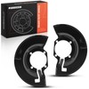 A-Premium Front Driver and Passenger Side Brake Dust Shields Compatible