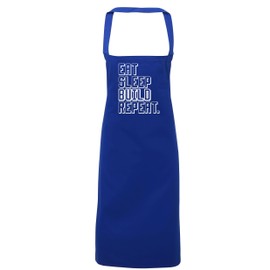 Hippowarehouse Eat Sleep Build Repeat Apron kitchen cooking painting DIY onesize adult