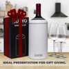 LUXYO Wine Chiller, Stainless Steel Double Wall Insulated, 6+ Hour