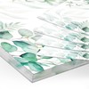 Bayson 50 Pack Disposable Eucalyptus Paper Placemats Summer Botanical Floral