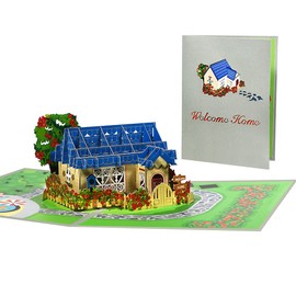 3D Cards,House Breakdown Cards,House Pop-up Cards