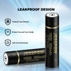 JESSPOW 16650 Rechargeable Battery, 16650 Battery 1800mAh 3.7V Li-ion Rechargeable