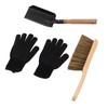 Fireplace Ash Shovel Brush Set Coal Hearth Clean Tools for