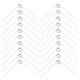 Be In Your Mind 20Pcs 304 Stainless Steel Torsion Spring 5.0mm OD 90° Deflection Straight Torsion Spring for DIY Woodworking Furniture Repair Project