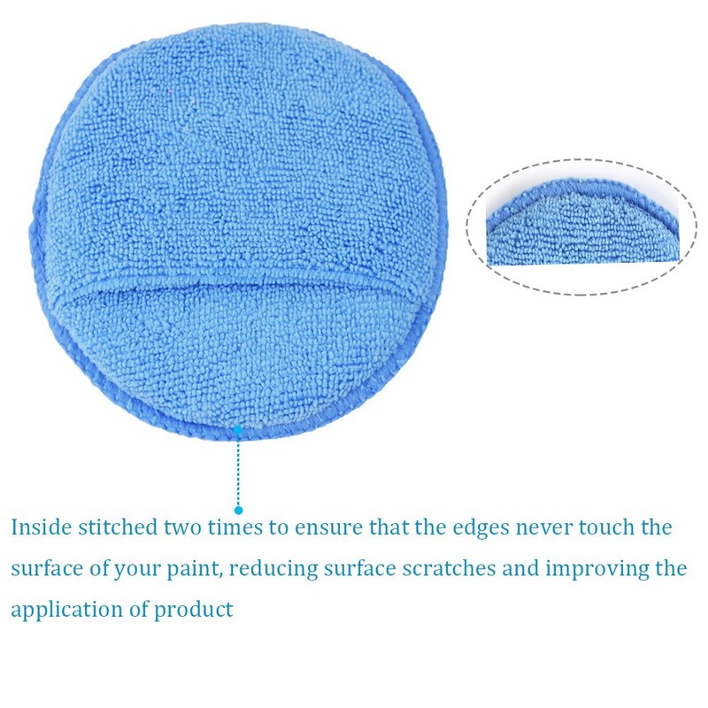 Microfiber Wax Applicator, AutoCare Ultra-Soft Microfiber Wax Applicator Pads with