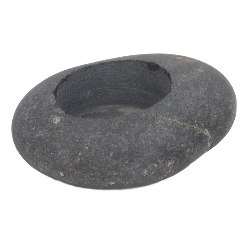Pebble Candle Holder Handmade Decorative Stone Tealight Candle Holder for
