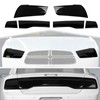 amayum Smoked Black Tail Light Lamp Cover Front Headlights Cover
