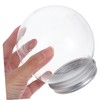 STOBAZA 1set Snow Globe DIY Water Globe Clear Plastic Water