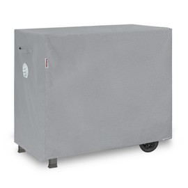 Turtle Life BBQ Grill Cover, 47 Inch Heavy Duty Waterproof Barbecue Gas Grill Covers for Flat Top Griddle, Anti-Fading Cover for Gas Grill, No Fading Within 2 Years, Gray