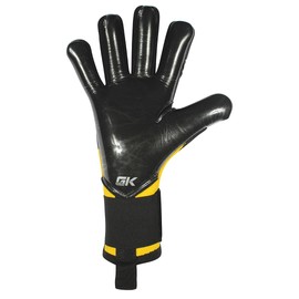 GK Saver Goalkeeper Gloves Knit Series Football Goalie Gloves for Kids & Adults Sizes 4 to 11 Non-Finger Spine GK Gloves for Training & Match Play(Knit Yellow, Size 10)