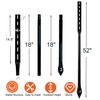 Bstersign 2Pack Heavy Duty Yard Sign Stakes, 52-Inch Long and