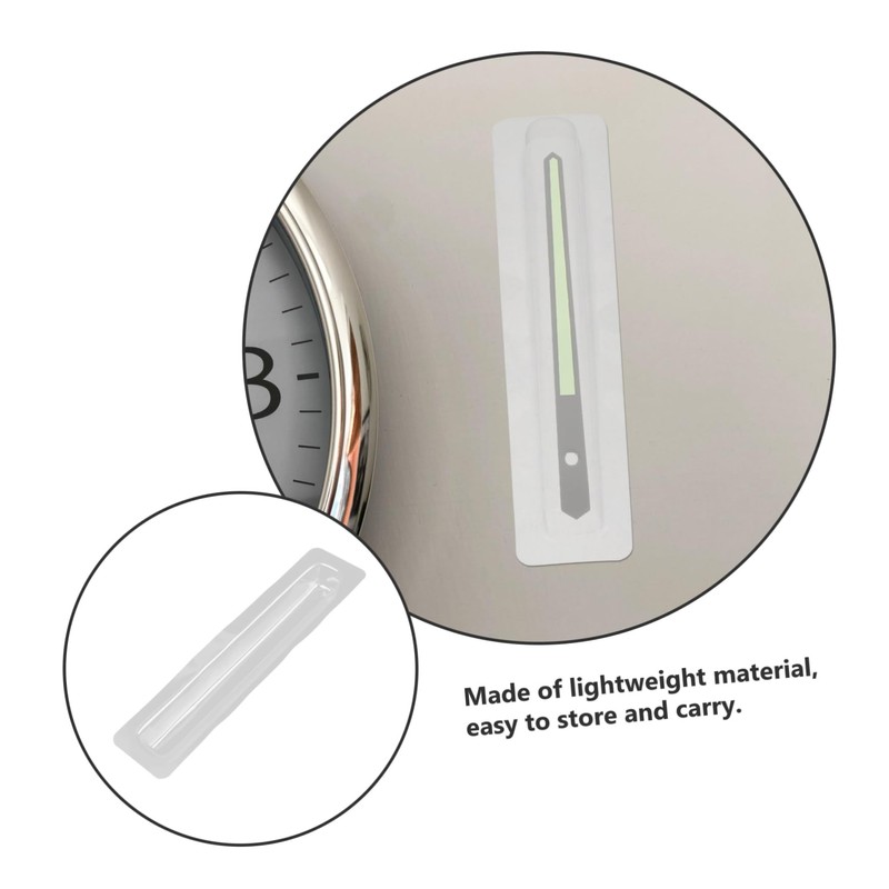 Ipetboom 20pcs Wall Clock Pointer Protection Box Transparent Clock Hands