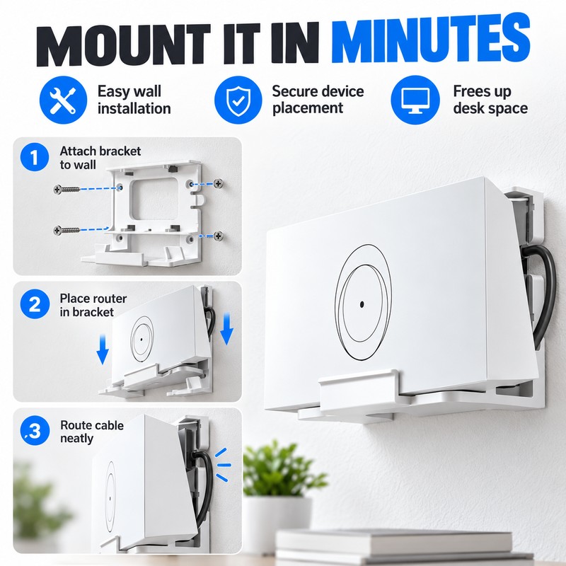 Wall Mount Bracket for Starlink Gen 3 V4 Router –