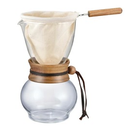 HARIO DPW-3 Nell Drip Pot, Wood Neck, For 3 - 4 Cups, Present, Gift, Gift